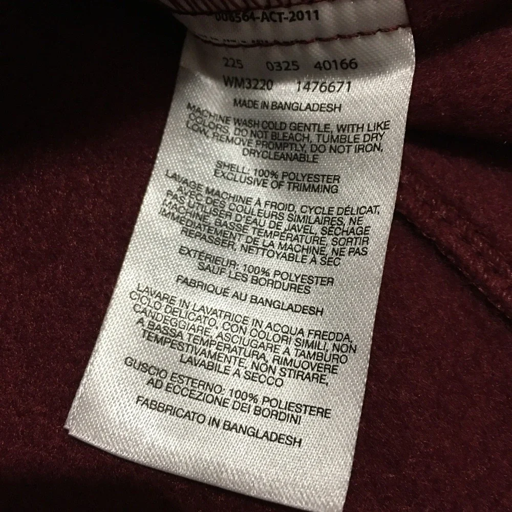 Columbia Steens Mountain Full Zip 2.0 Jacket Mens Small Maroon Gray NWT $65.00